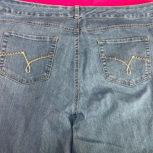 Just my size classic fit denim jeans plus sized 24W